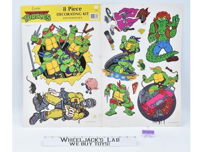 8 Piece Decorating Kit Teenage Mutant Ninja Turtles Eureka 1989 Mirage Studios