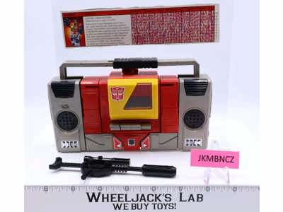 Blaster 100% Complete 1985 Vintage G1 Transformers Boombox Action Figure