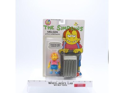 Nelson The Simpsons 1990 Mattel Vintage Action Figure NEW MOC