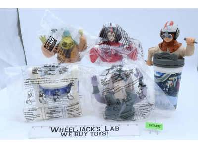 Lot of 5 Star Wars The Phantom Menace Pepsi Cup & Lids KFC Taco Bell Pizza Hut