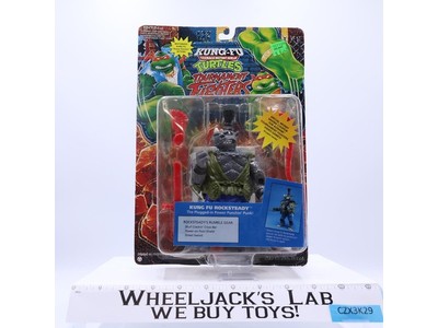 Kung Fu Rocksteady Tournament Fighters TMNT 1994 Playmates NEW MOSC SEALED