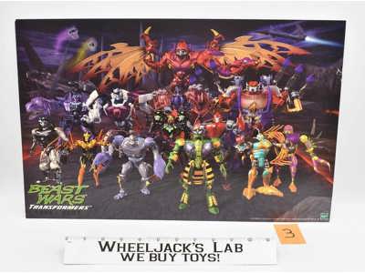 Botcon 3H 2001 #3 Promo Beast Wars Prints Poster Predacons Transformers