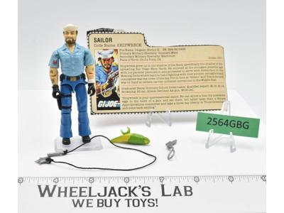 Shipwreck V1 100% Complete G.I. Joe 1985 Hasbro Vintage Action Figure