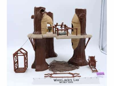 Endor Ewok Village Action Playset 100% Complete ROTJ Star Wars 1983 Vintage