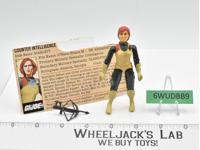 Scarlett V1 Straight Arm 100% Complete G.I. Joe ARAH 1982 Hasbro Vintage Figure