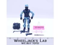 Shockwave V1 100% Complete G.I. Joe 1988 Hasbro Vintage Action Figure