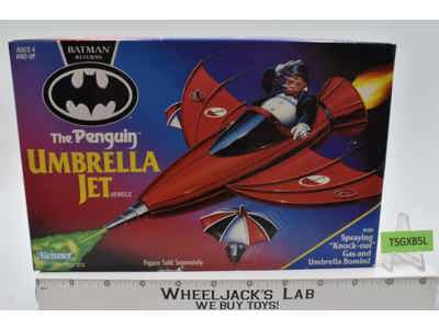 Penguin Umbrella Jet DC Comics Batman Returns 1991 Kenner Figure Vehicle