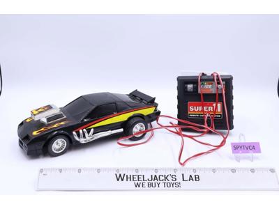 Remote Control Black Camaro Race Car Unknown Brand WORKS