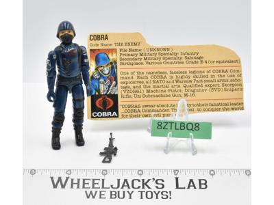 Cobra Trooper V1 Straight Arm 100% Complete G.I. Joe 1982 Hasbro Vintage