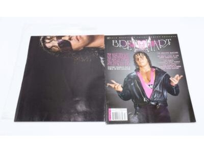 WWF WWE Bret Hart Hit Man February 2006 Special Tribute Issue w/ Poster NICE