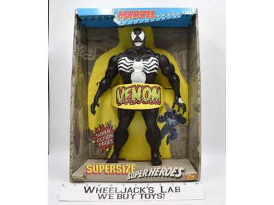 Venom Supersize Super Heroes Spiderman 1991 Toybiz Action Figure Vintage