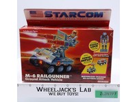 M-6 Railgunner WORKS 100% Complete Starcom 1986 Coleco MIB Vintage Vehicle