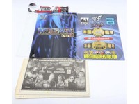 WWF Wrestlemania X-Seven 17 Magazine 2001 w/ Bag & Inserts RARE Very NICE!