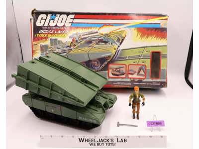 Bridge Layer W/ Tollbooth 100% Complete W/ Box G.I. Joe 1984 Hasbro Vintage