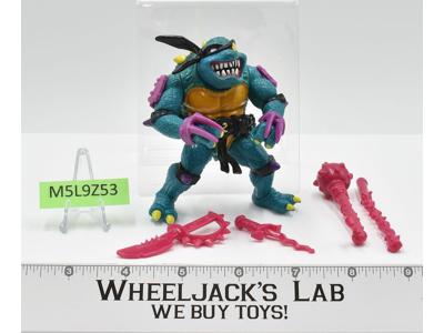 Slash 100% Complete Teenage Mutant Ninja Turtle TMNT 1990 Playmates Figure