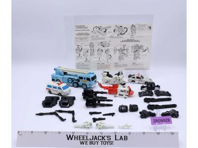 Defensor METAL 100% Complete Vintage 1986 G1 Transformers Hasbro Action Figure