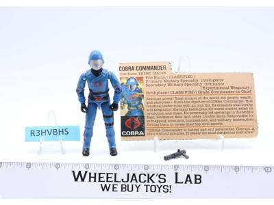 Cobra Commander V1.5 MAIL AWAY 100% Complete 1983 G.I. Joe Vintage Hasbro Figure