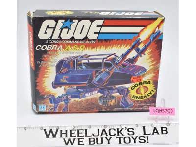 Cobra A.S.P. W/ Box 100% Complete G.I. Joe 1984 Hasbro Vintage Vehicle