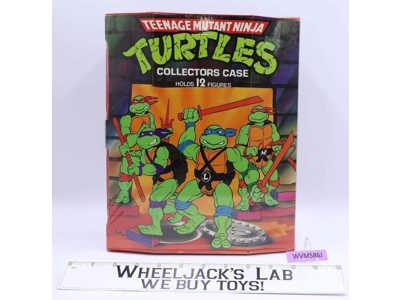 Display Storage Collectors Carry Case W/Trays TMNT Teenage Mutant Ninja Turtle
