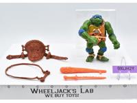 Cave Turtle Leo W/Dingy Dino 100% Complete Teenage Mutant Ninja Turtle 1992