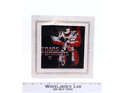 Jetfire Glass Picture Mirror Carnival Fair Prize G1 Transformers 1980s Vintage