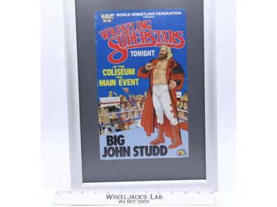 Big John Studd Original Poster 1985 WWF LJN Wrestling Vintage