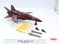 Python Conquest X-30 Jet 100% Complete GI Joe 1989 Hasbro Action Figure Vehicle