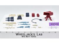 Lot Battle Gear Accessory 4 Set 5 1986 Weapons G.I. Joe Vintage Action Figure