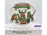 TMNT Plate and Bowl Set Dishes Peter Pan Ind 1989 Mirage Studios