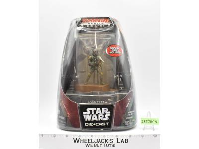 Boba Fett Die-Cast Titanium Series Star Wars 2005 Hasbro NEW MISB SEALED