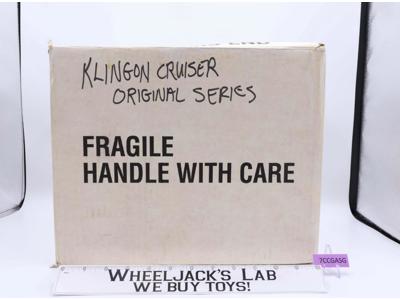 Klingon Cruiser Sculpture Star Trek TOS 1989 The Franklin Mint NEW MIB