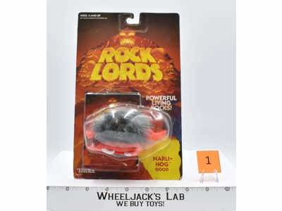 Narli-Hog W/Comic #1 MOSC SEALED Rock Lords 1986 Tonka Vintage Action Figure
