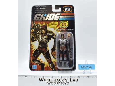 Master Of Disguise Zartan G.I Joe 25th Anniversary 2007 Hasbro NEW SEALED MOSC