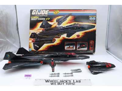 Cobra Night Raven S3P W/Strato-Viper Complete W/Box G.I. Joe 1986 Hasbro Vintage