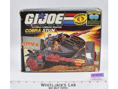 Cobra Stun Motor Viper 100% Complete W/Box G.I. Joe 1986 Hasbro Vintage Vehicle