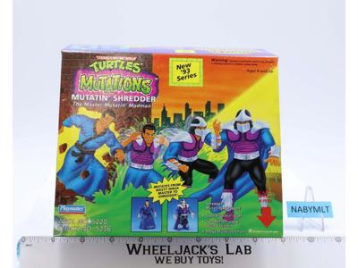 Mutatin' Shredder 100% Complete TMNT Mutations 1993 Playmates Action Figure