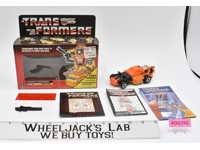 Sandstorm NR MINT FIGURE NICE BOX Complete 1986 Vintage Hasbro G1 Transformers