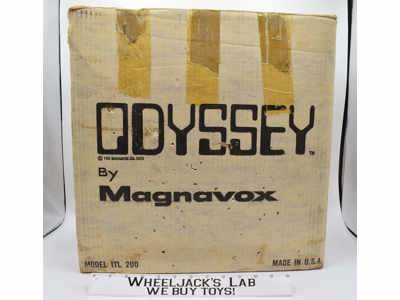 Odyssey Model ITL 200 By Magnavox Video Game Console 1972 Vintage