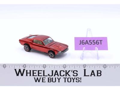 Custom Mustang Red 1968 Redline Hot Wheels Mattel Vintage RL