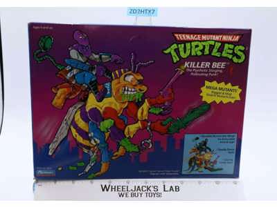 Killer Bee 100% Complete Teenage Mutant Ninja Turtle TMNT 1990 Playmates Vehicle