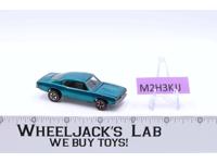 Custom Barracuda  Aqua 1968 Redline Hot Wheels Mattel Vintage RL