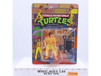 April O'Neil Heroes in a Half Shell 1988 TMNT Playmates MOSC UNPUNCHED
