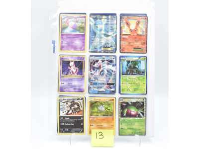 Glaceon Mega EX Primarina GX Flareon Nintendo 18 Rares Cards Lot of POKEMON
