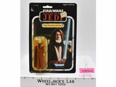 Ben Obi-Wan Kenobi 79 Back-A CHINA Star Wars ROTJ 1984 Kenner NEW MOSC SEALED