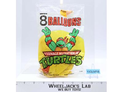 Pack of 8 TMNT Balloon Party Teenage Mutant Ninja Turtles 1989 Unique NEW SEALED