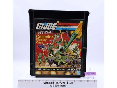GI Joe Collector Display Case Complete 1983 Vintage Hasbro Vintage
