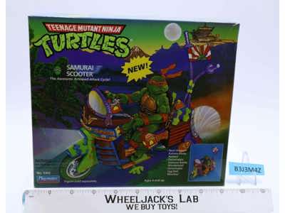 Samurai Scooter 100% Complete TMNT 1992 Playmates Action Figure Vehicle