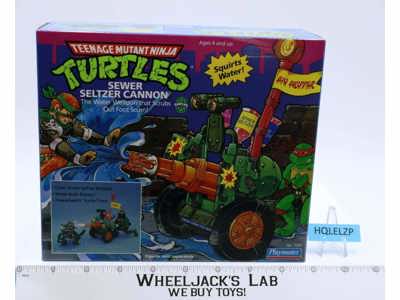 Sewer Seltzer Cannon 100% Complete TMNT 1990 Playmates Action Figure Vehicle