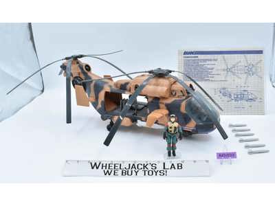 Tomahawk W/ Lift-ticket G.I. Joe Hasbro 1986 Vintage Action Figure Vehicle