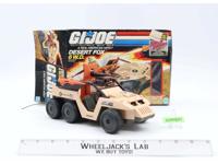Desert Fox 6 W.D.100% Complete W/Box Action Figure GI Joe 1988 Hasbro Vehicle